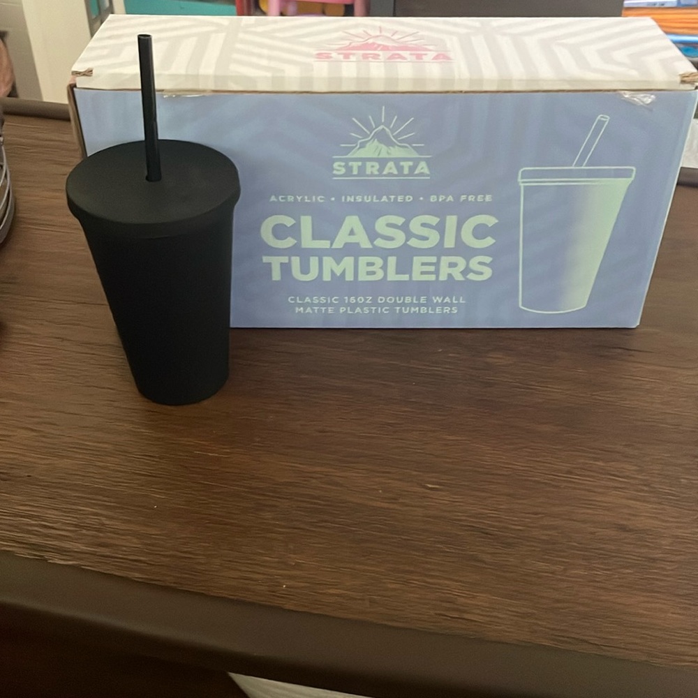 (3) 16oz Double Wall Tumblers (NWOT)